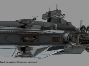 arquitens-class light cruiser 3D Model