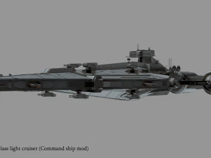 arquitens-class light cruiser 3D Model