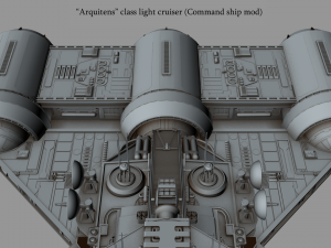 arquitens-class light cruiser 3D Model