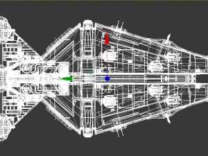 arquitens-class light cruiser 3D Model
