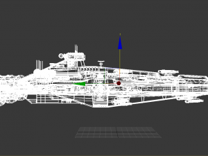 arquitens-class light cruiser 3D Model