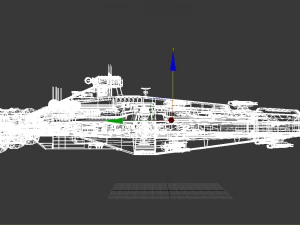 arquitens-class light cruiser 3D Model