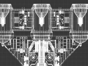 arquitens-class light cruiser 3D Model