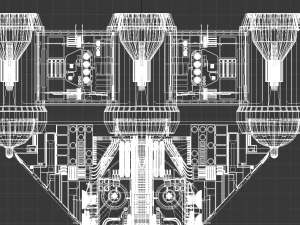 arquitens-class light cruiser 3D Model