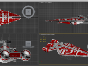 arquitens-class light cruiser 3D Model