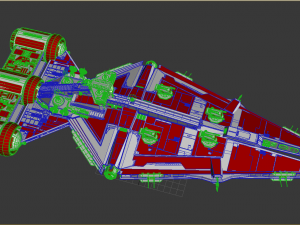 arquitens-class light cruiser 3D Model