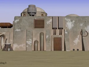 edif&iacute;cio tatooine 3 Modelo 3D