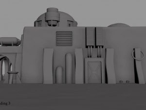 tatooine building 3 3D Model