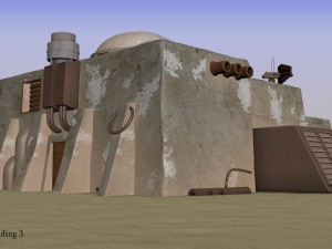 tatooine building 3 Model 3D