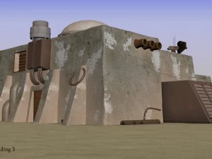 tatooine building 3 3D Model