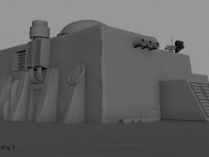 tatooine building 3 3D Model