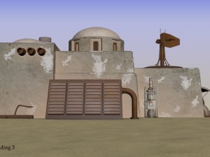 tatooine building 3 Model 3D