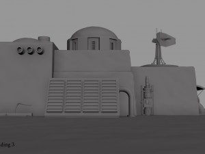 tatooine building 3 Model 3D