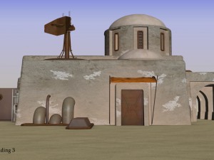 tatooine building 3 Model 3D