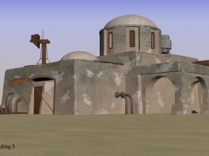 tatooine building 3 Model 3D