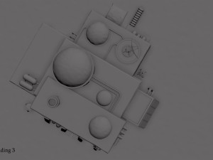 tatooine building 3 Model 3D