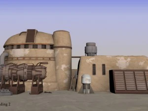 tatooine building 2 3D Model
