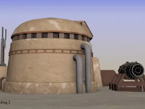 tatooine building 2 3D Model