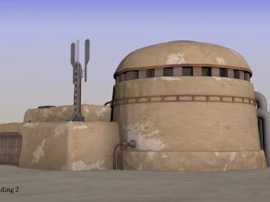 tatooine building 2 3D Model
