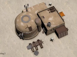 tatooine building 2 3D Model