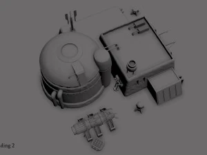 tatooine building 2 3D Model