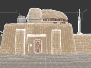 tatooine building 2 3D Model