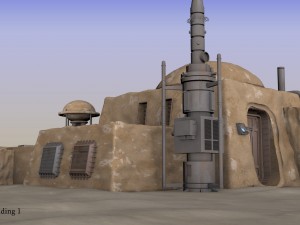 tatooine building 1 3D Model