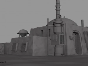 tatooine building 1 3D Model