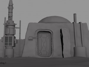 tatooine building 1 3Dモデル