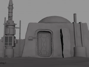 tatooine building 1 3D Model