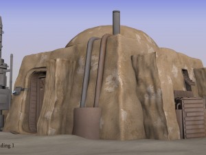 tatooine building 1 3Dモデル