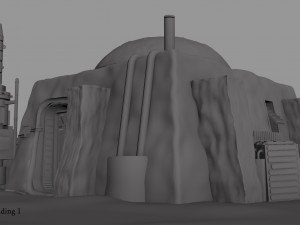 tatooine building 1 3Dモデル