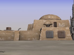 tatooine building 1 3Dモデル