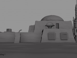 tatooine building 1 3Dモデル