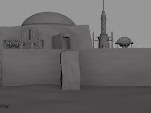 tatooine building 1 3Dモデル