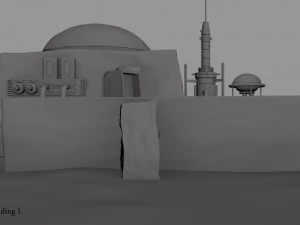 tatooine building 1 3D Model