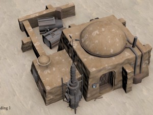tatooine building 1 3Dモデル