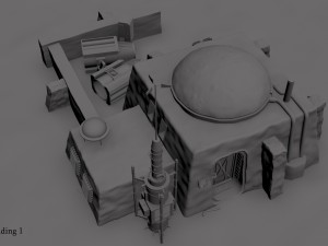 tatooine building 1 3Dモデル