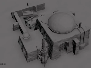 tatooine building 1 3D Model