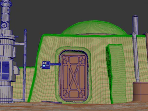 tatooine building 1 3D Model