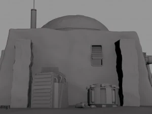tatooine building 1 3D Model