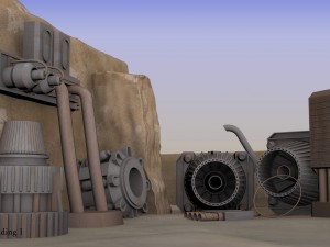 tatooine building 1 3Dモデル