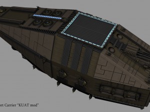 imperial escort carrier kuat mod 3D Model