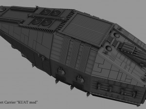 imperial escort carrier kuat mod Model 3D