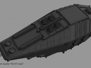 imperial escort carrier kuat mod Model 3D
