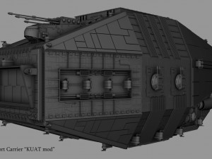 imperial escort carrier kuat mod Model 3D