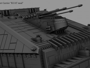 imperial escort carrier kuat mod Model 3D