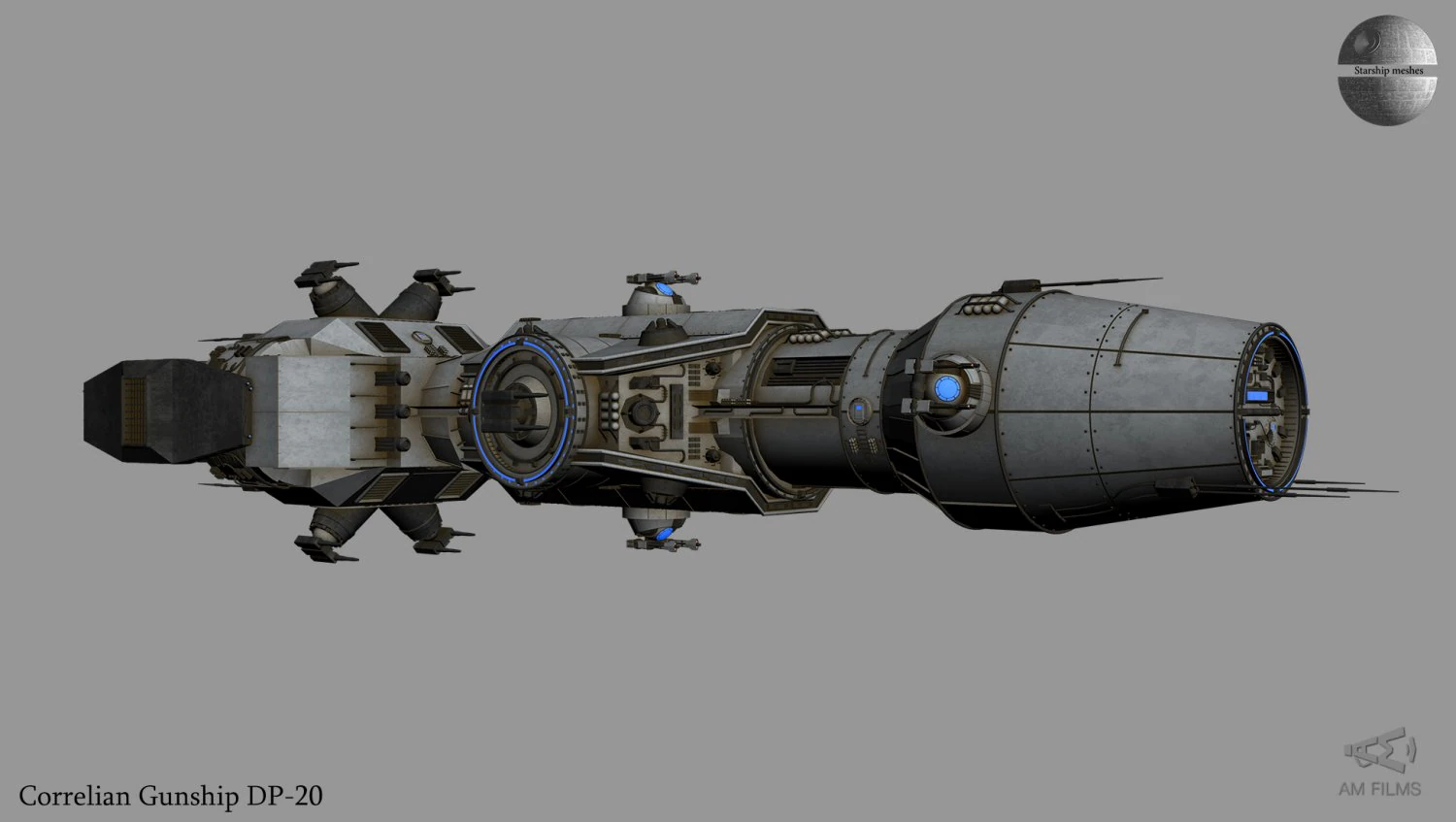 correlianhip dp-20 3D Model .c4d .max .obj .3ds .fbx .stl .blend
