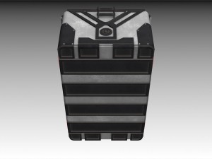sci-fi bio container 2 3D Model