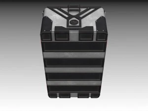 sci-fi bio container 2 3D Model